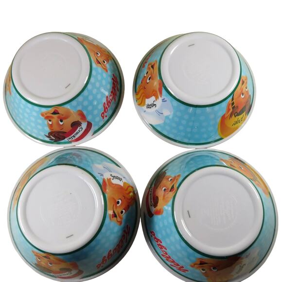 Vintage Kellogg's Cereal Character Bowls Collectible Snap, Crackle, Pop Set of 4 - Picture 10 of 16